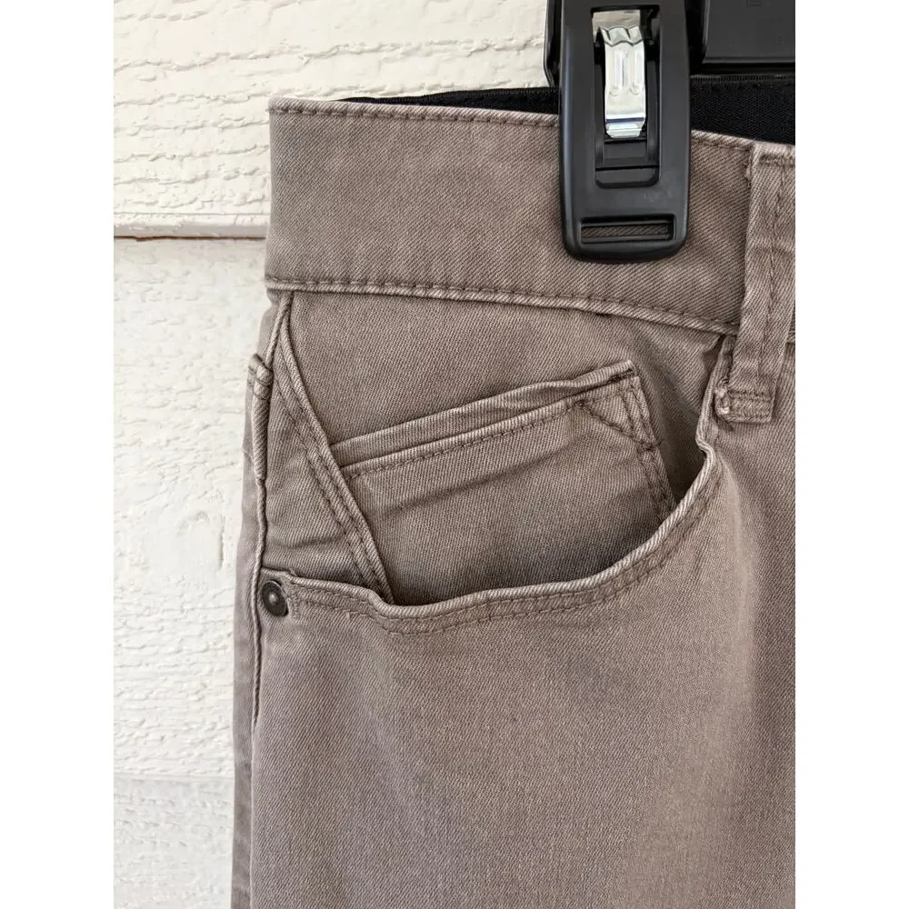 Wit & Wisdom Ab-Solution Skinny Jeans Taupe Brown Mid Rise Stretch Denim Size 4 - Picture 3 of 8